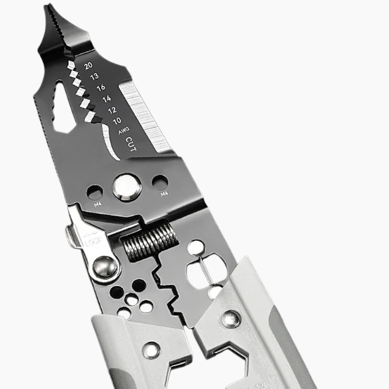 ワイヤーストリッピングペンチ、電気技師用特殊多機能ペンチ、配線ペンチ、ワイヤーストリッピングペンチ、ワイヤーの圧着、ワイヤーの巻き取り、ワイヤーの切断、分割