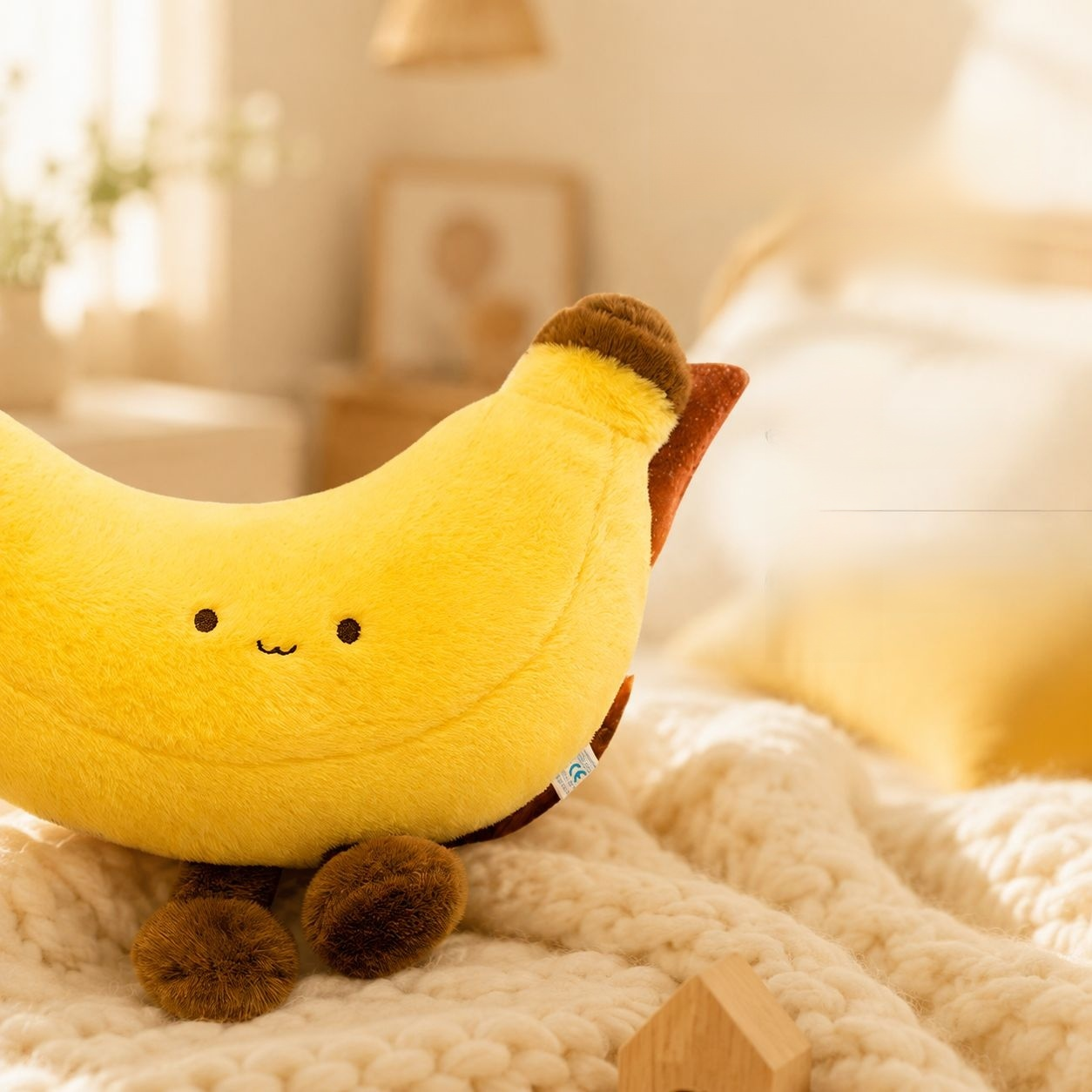 Simulation Long Legs Banana Plush Toy Pillow