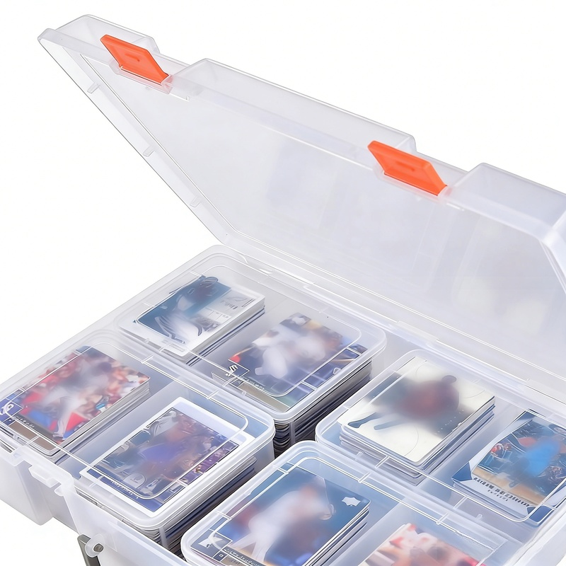 스포츠 카드 수집기 대용량 플라스틱 디스플레이 주최자 케이스