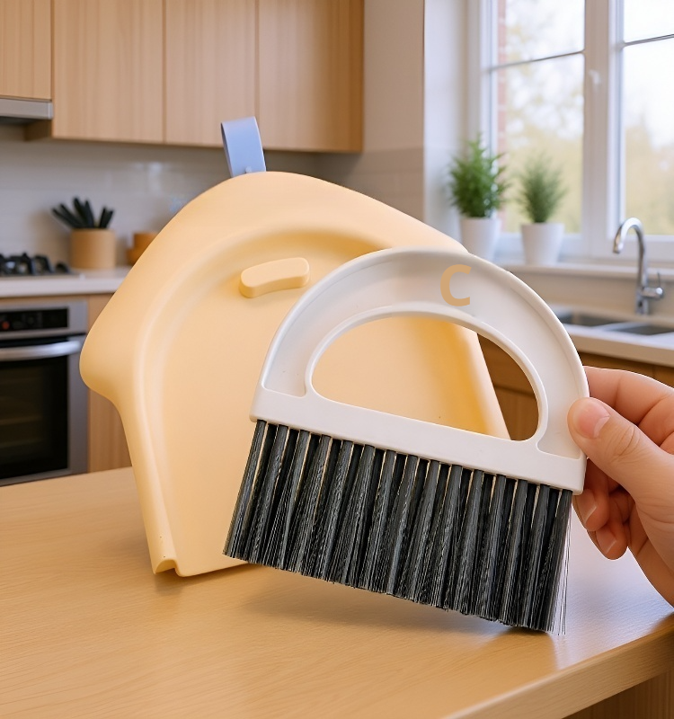 Detail mini zametače na klávesnici