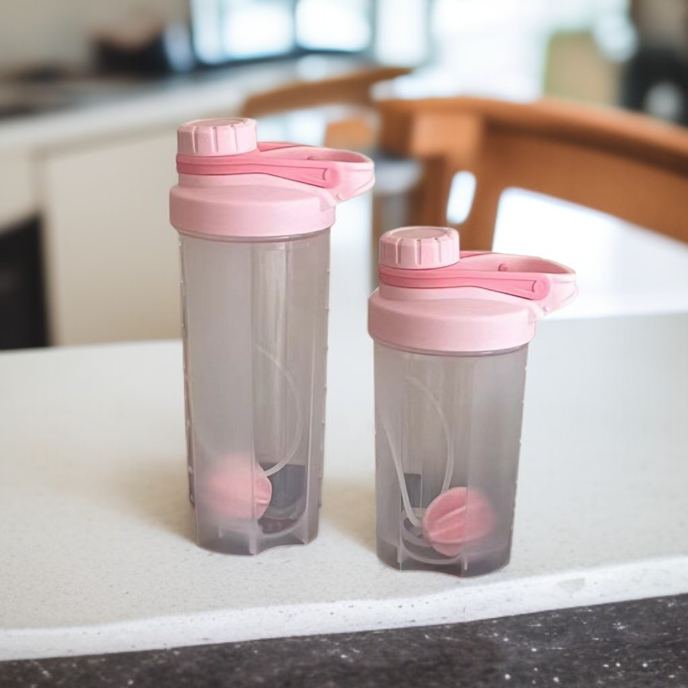 塑膠刻度搖搖杯 健身奶昔杯 代餐混合杯
