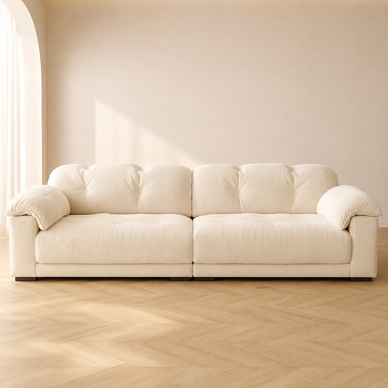 Sofa „Cremefarbene Wolke“