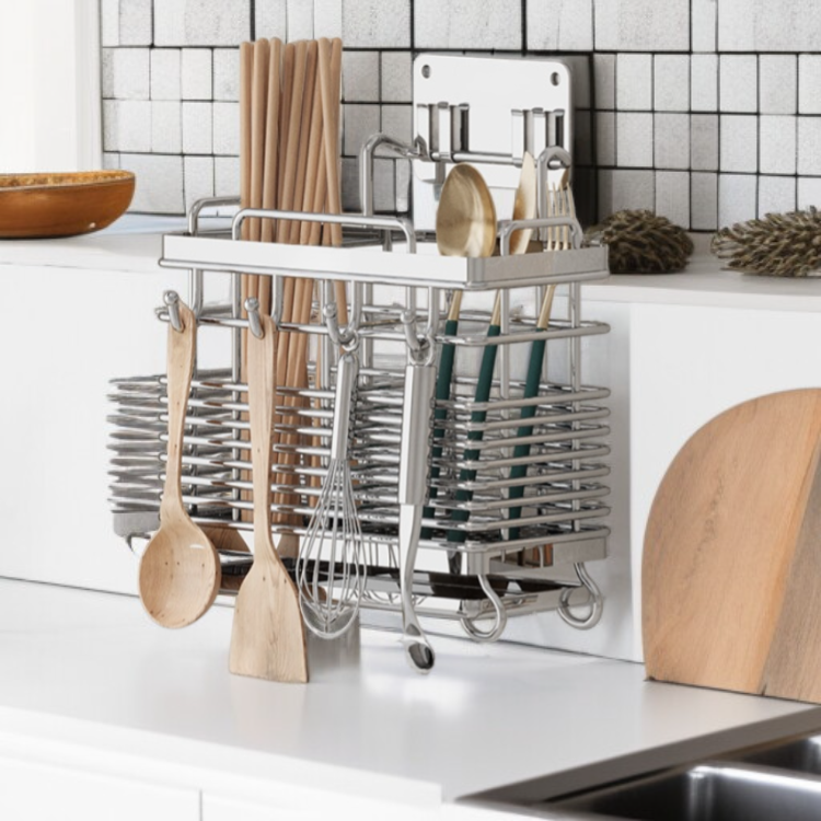 스테인리스 젓가락 케이스 물빠짐 거치대