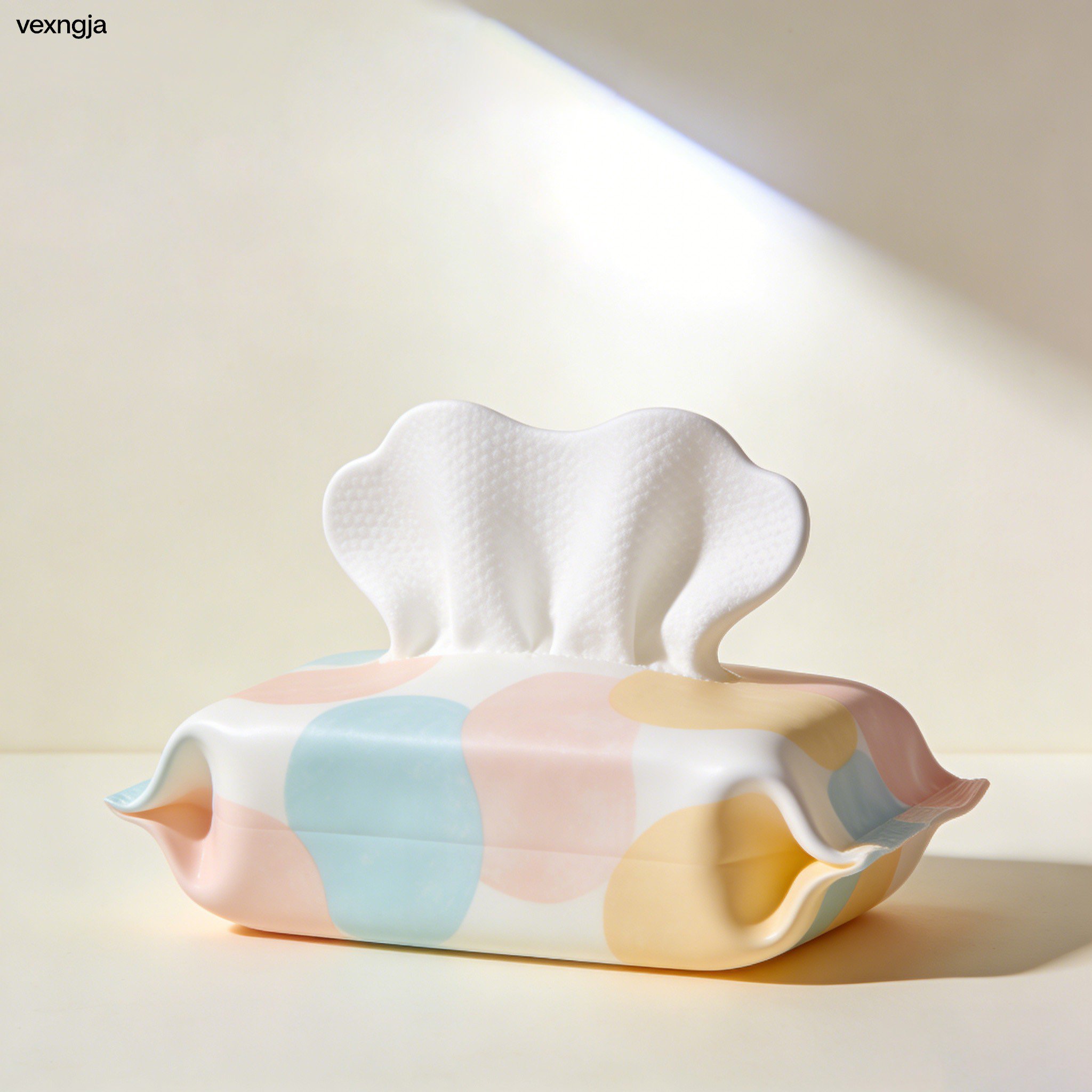 Ultra-soft disposable cotton face towels for sensitive skin
