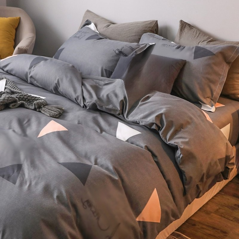 Funda de edredón individual de algodón