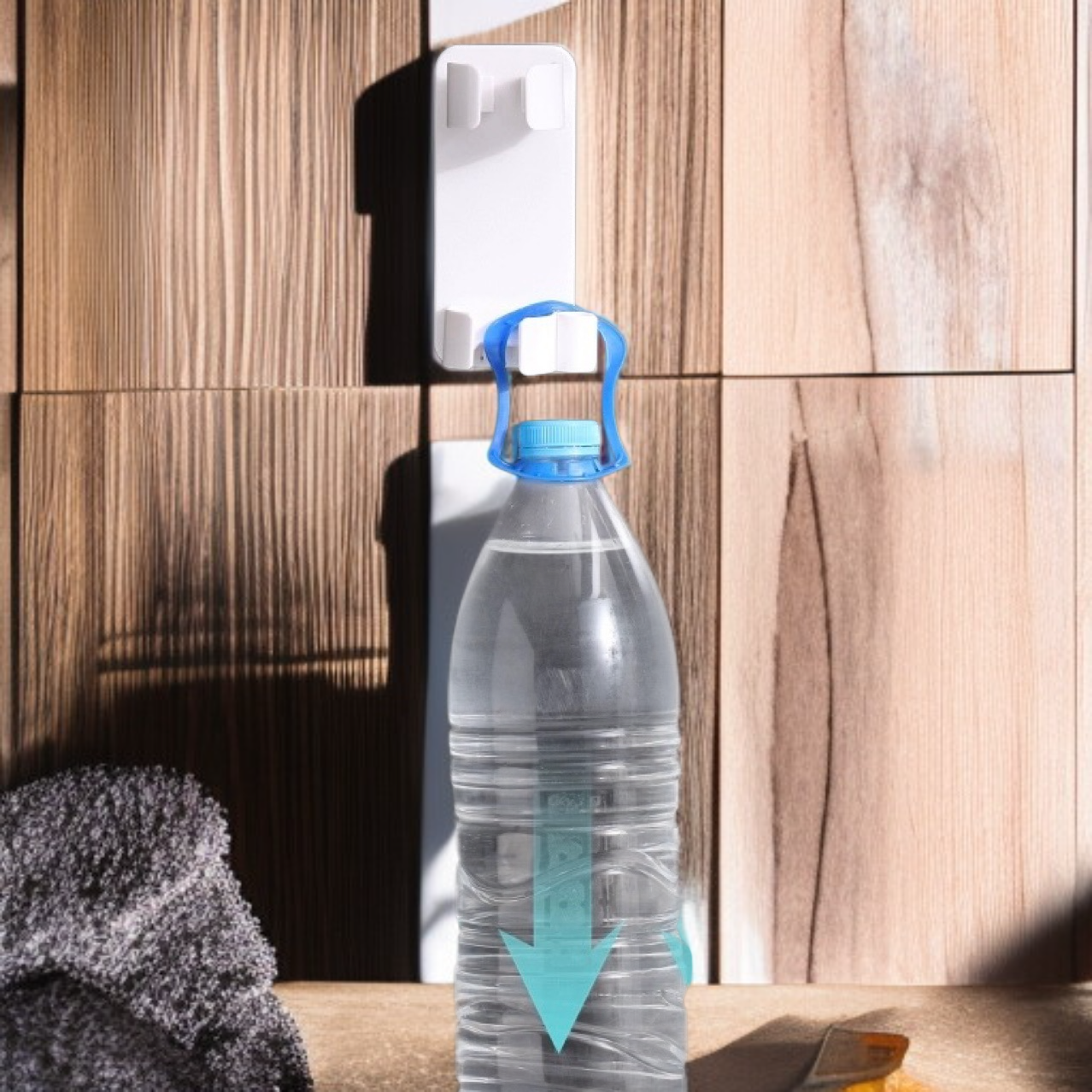 드레스룸 컬링 아이언 선반 활용 예시