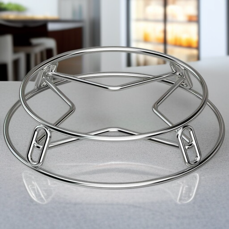 Kitchen Extra Thick 304 Stainless Steel Anti-Scald Heat Insulation Steaming Rack Pot Pad