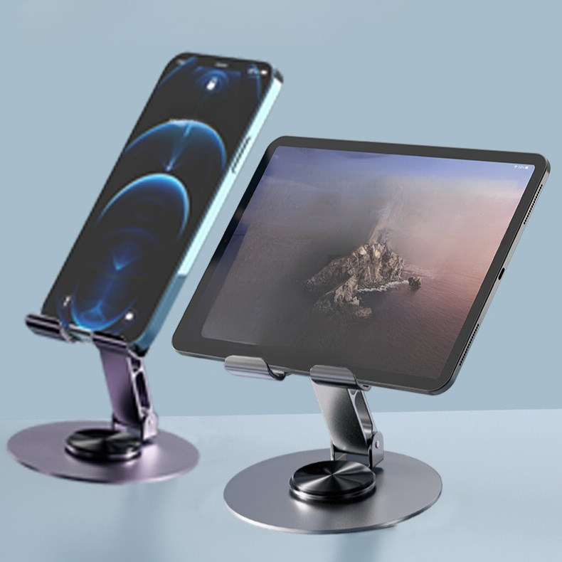 Faltbarer, drehbarer Handyhalter für den Schreibtisch