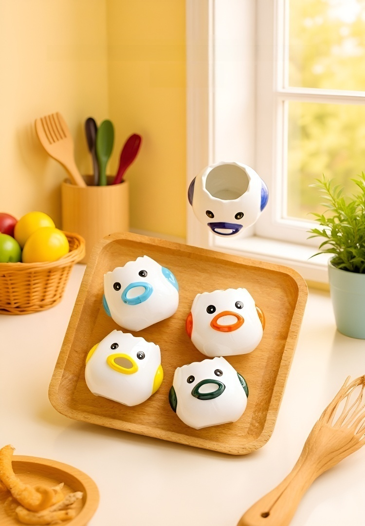 キッチンで使われるセラミック卵白セパレーター