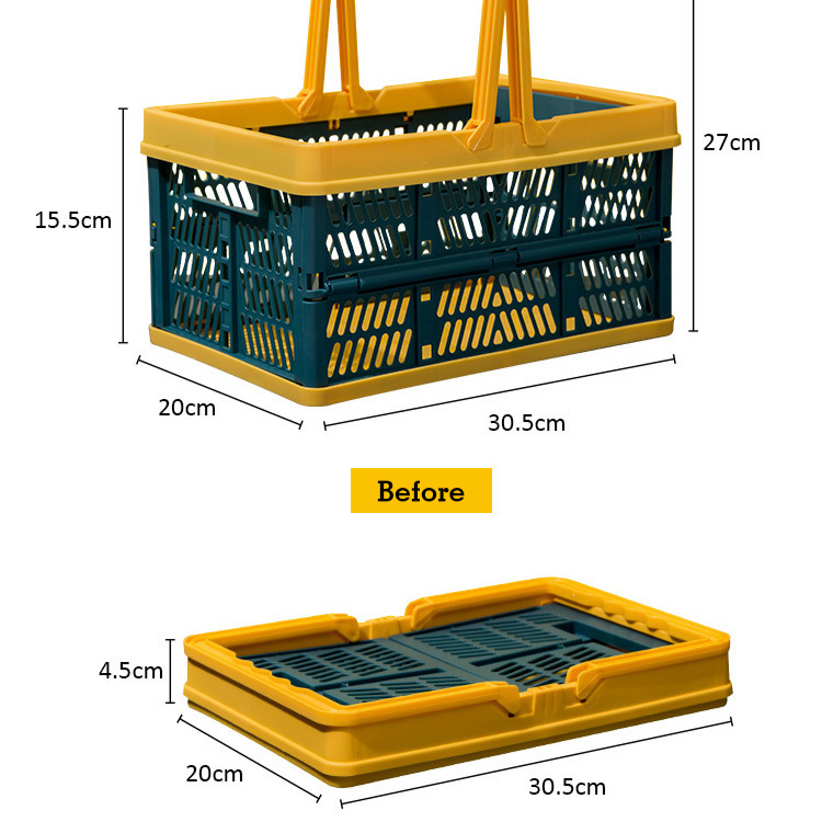 Foldable Multi-purpose Shopping Storage Basket