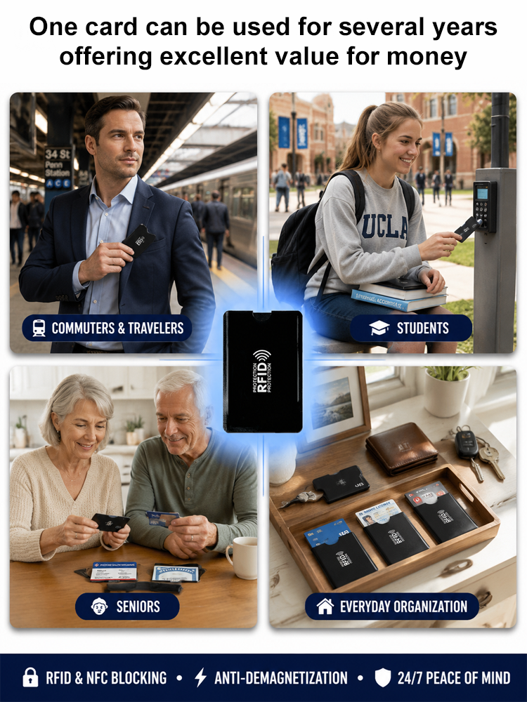 Anti-degaussing and anti-theft cardholder