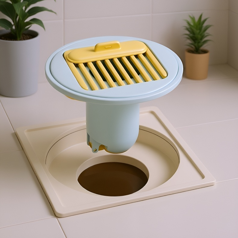 욕실 바닥 누설심 악취방지 필터 제품 이미지