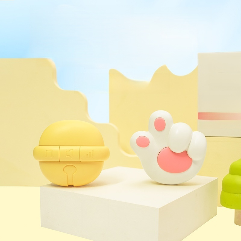 Timbre con estampado de pata de gato