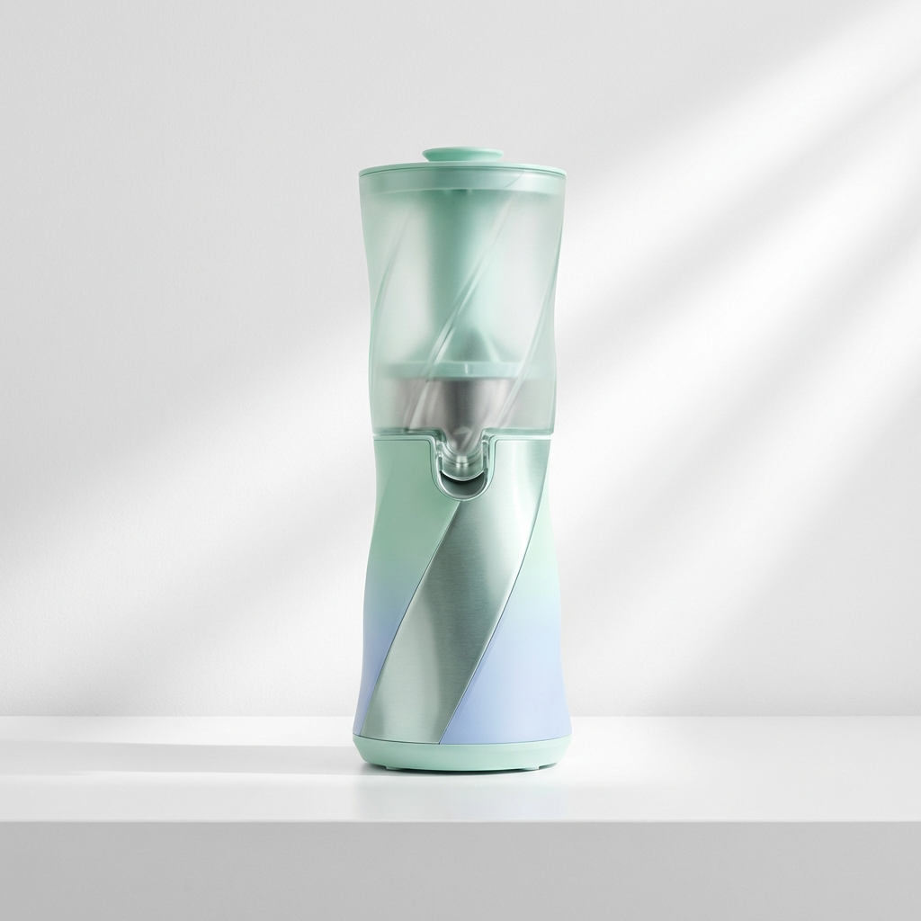 Vaso exprimidor recargable para viaje