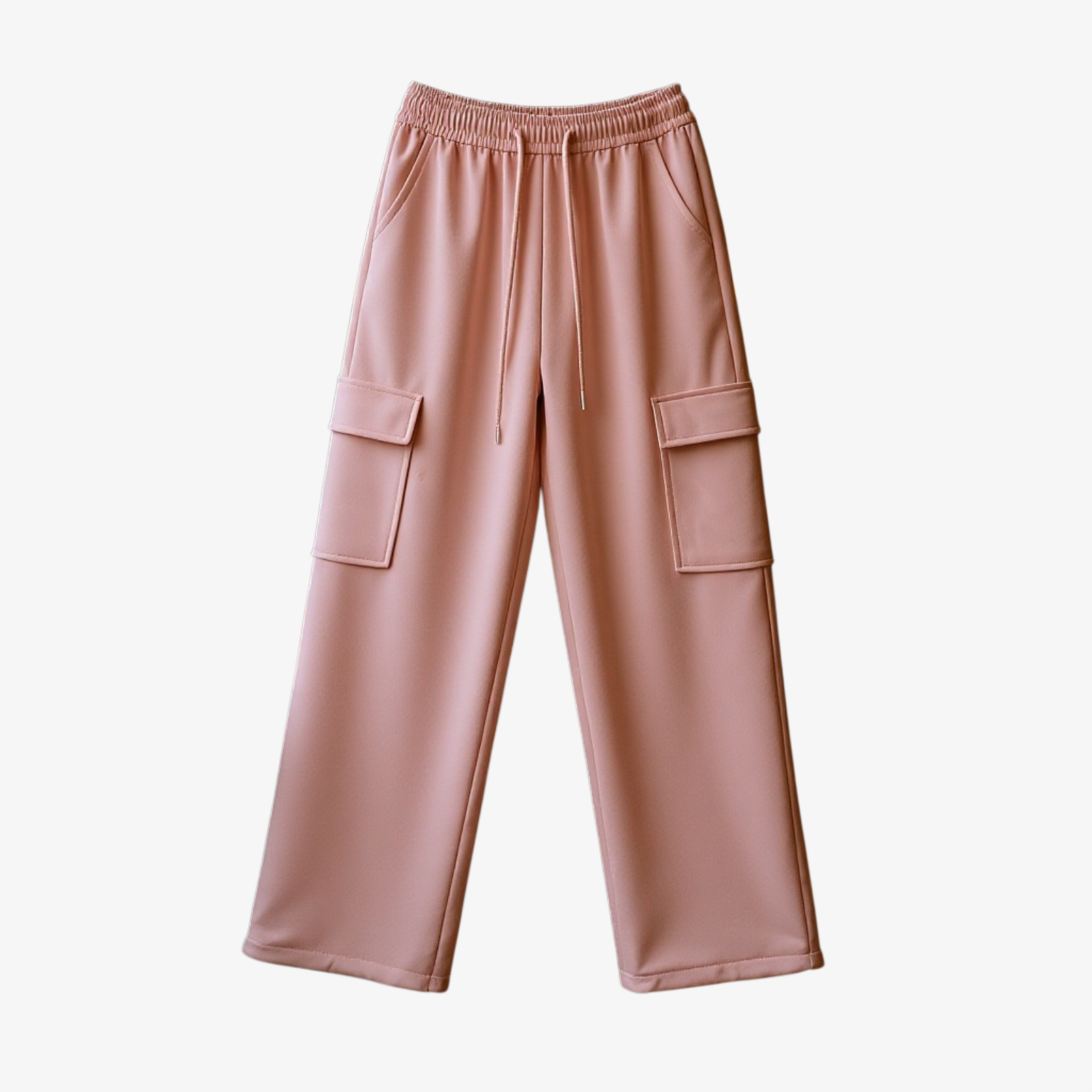 女性用ゆったり厚手防寒ロングパンツ、裏起毛スポーツハイキングパンツ、ウエストゴムとポケット付き、美脚登山ワークパンツ、秋冬春大きいサイズ