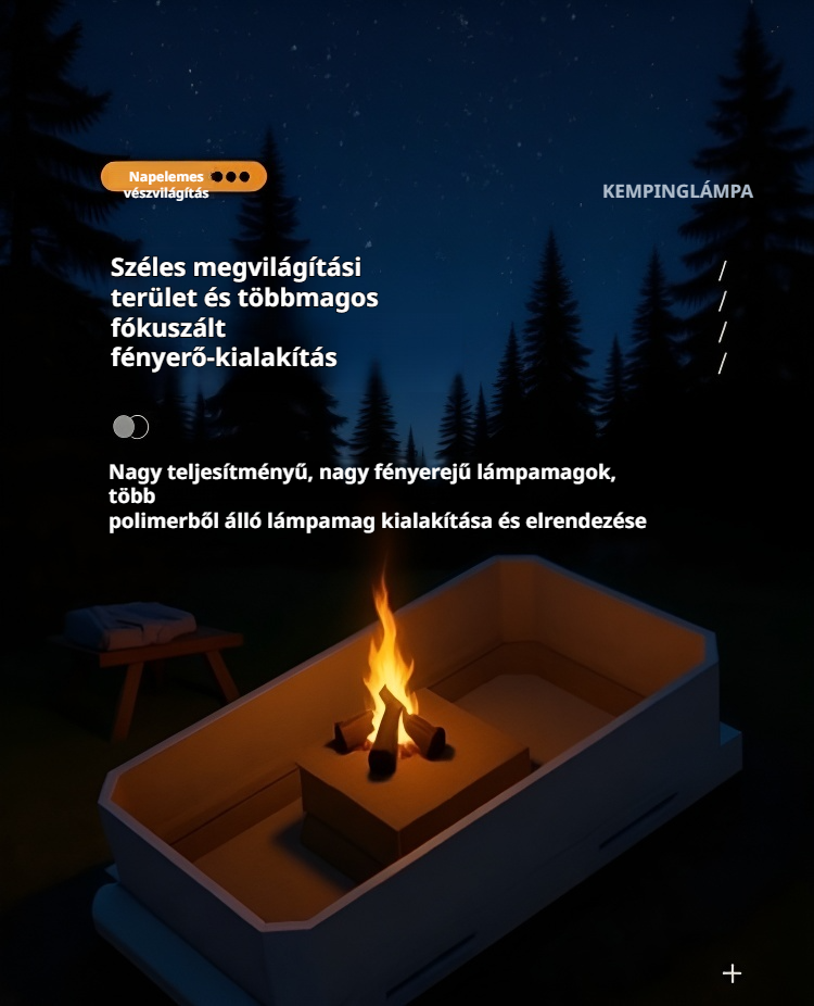 Vészhelyzeti autós háromszög lámpa napenergiával