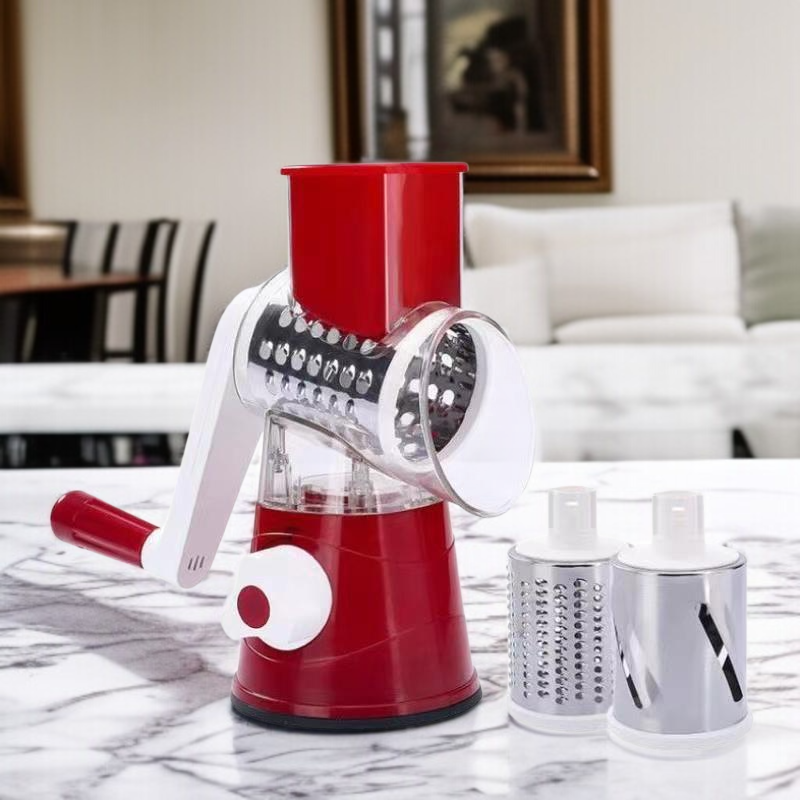 고기를 다진 후 절단기 내부 모습