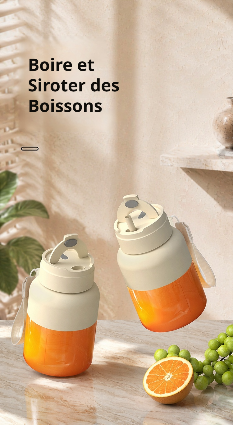 Extracteur de jus portable avec accessoires inclus