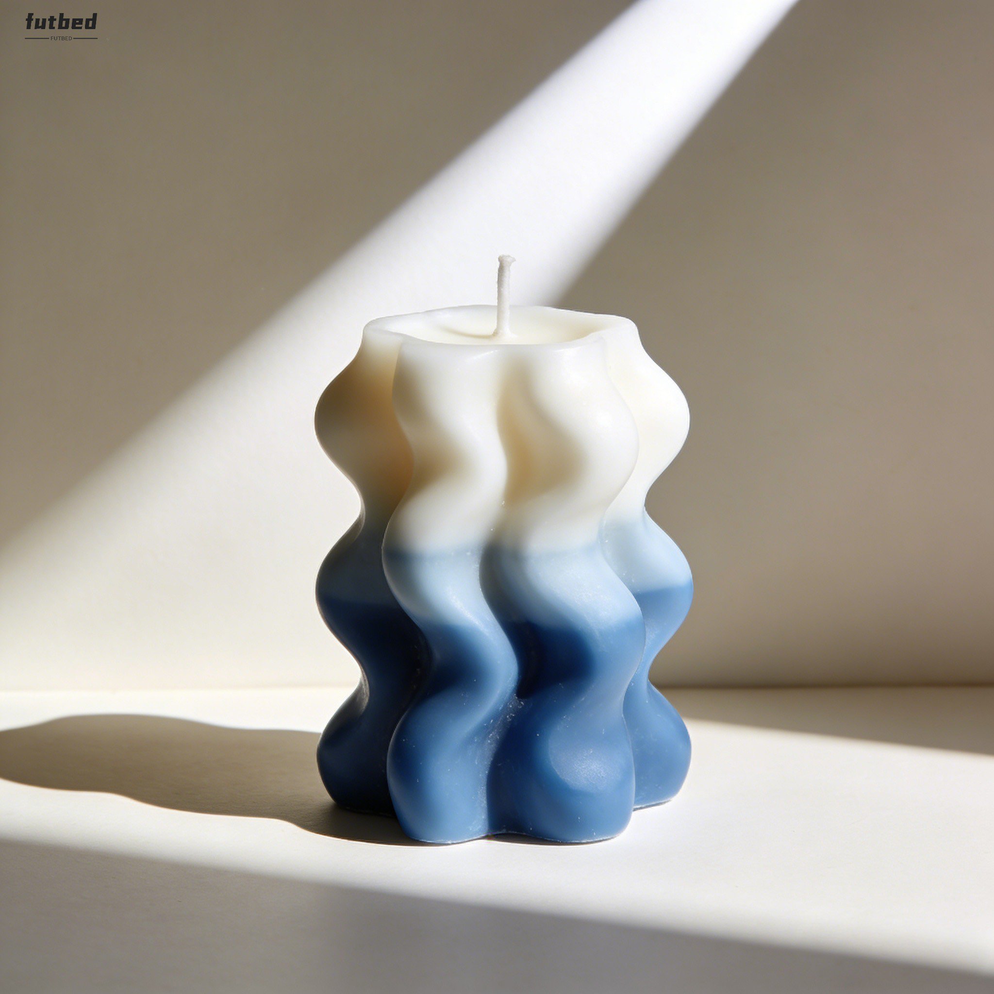 Hand-poured scented candles for cozy atmosphere