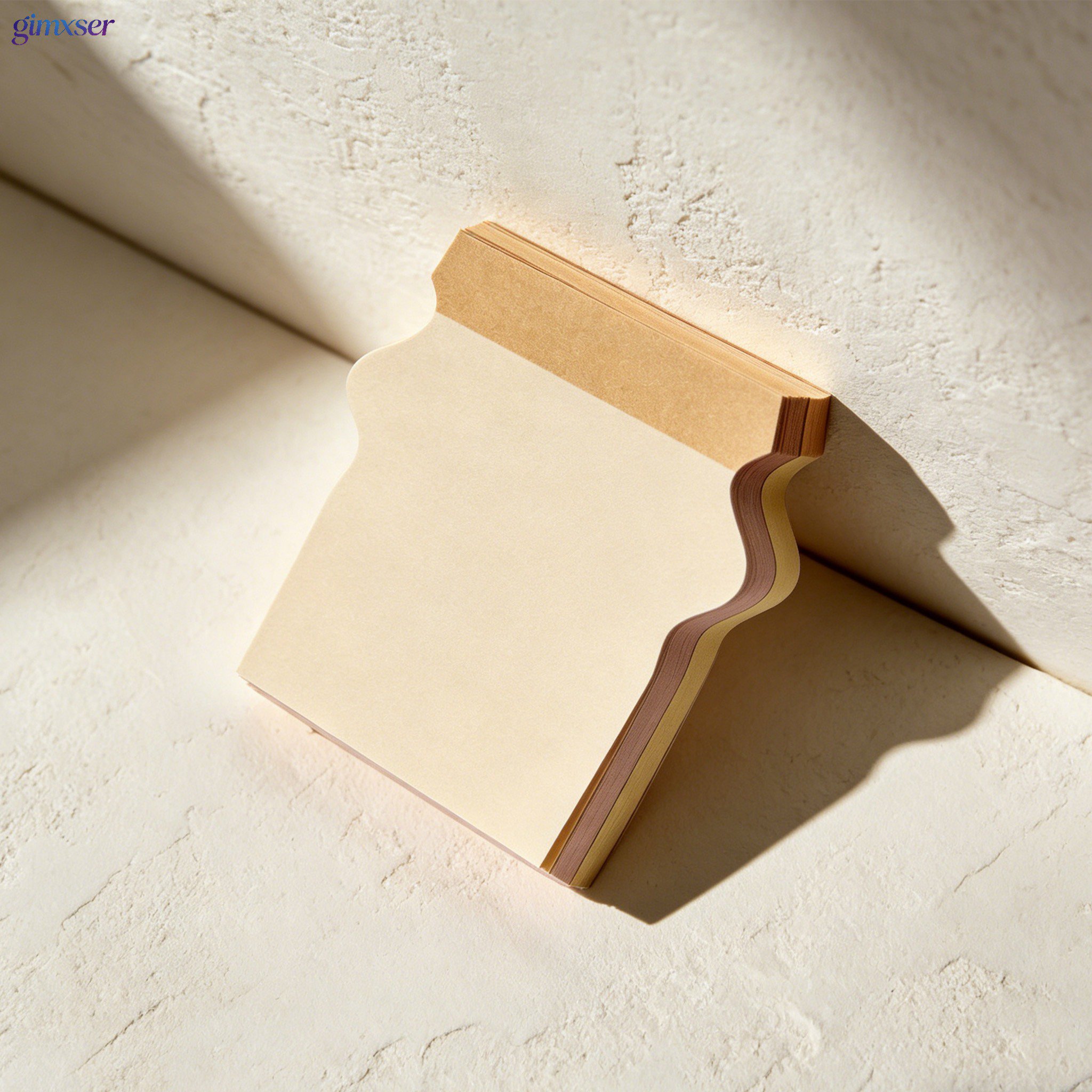 Self-adhesive memo pads for office and school use