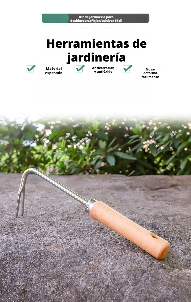 Herramienta de jardinería para trasplantar plantas