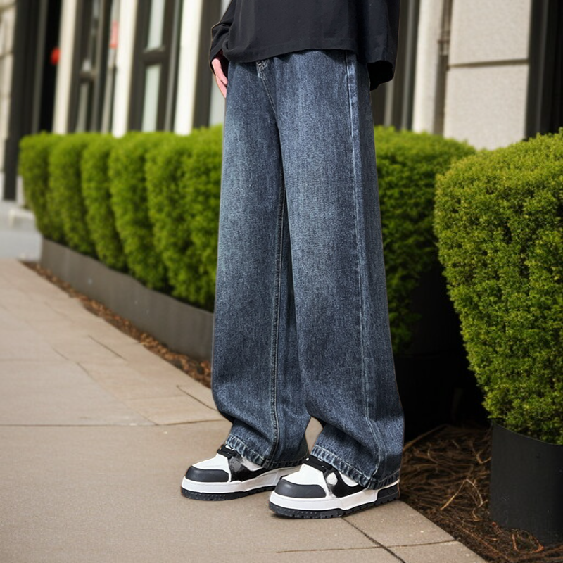 남성용 캐주얼 드레이프 팬츠