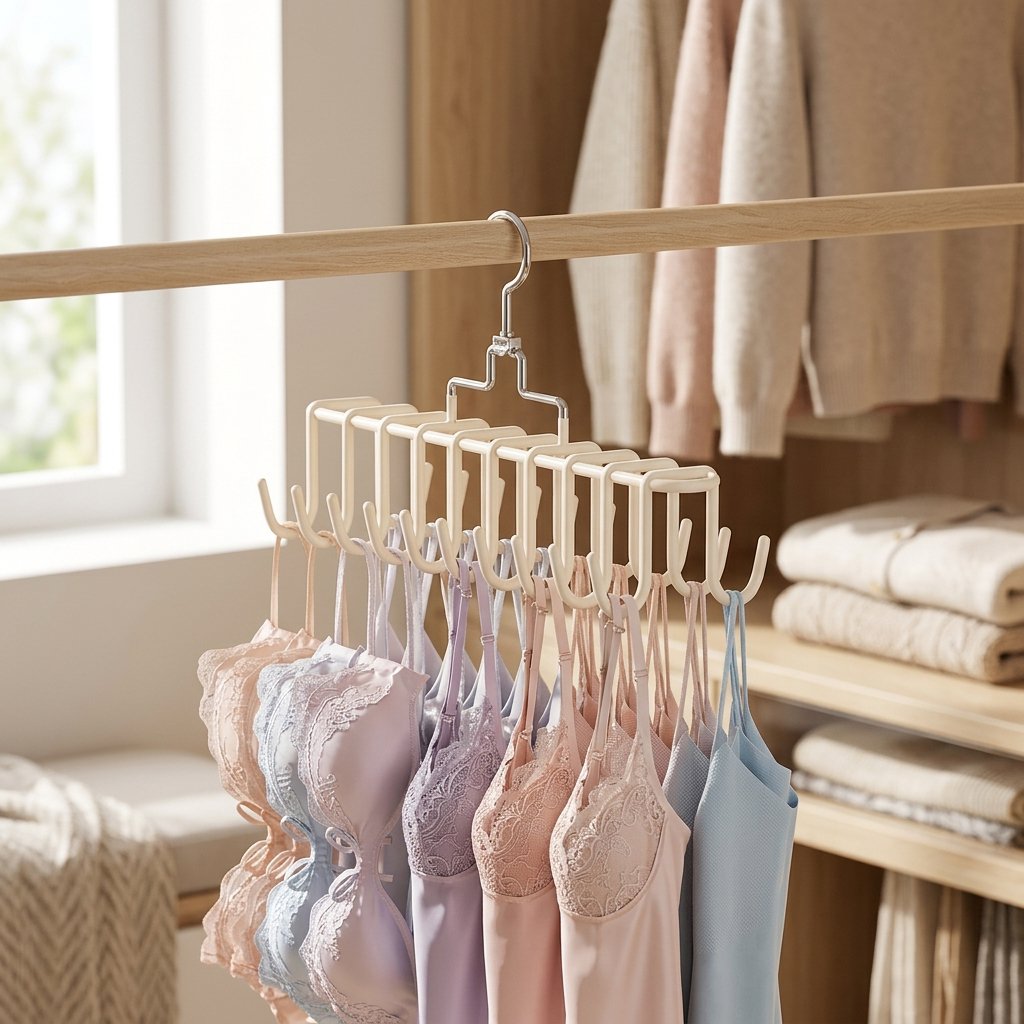 Multifunktionaler rutschfester Kleiderbügel mit 20 Haken, praktische Aufbewahrung für Zuhause