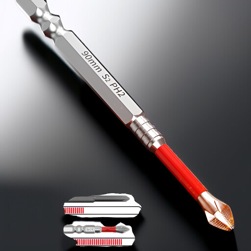 강자성 십자비트 공업용 핸드드릴 충격방지 강자성비트 핸드드릴 전용비트