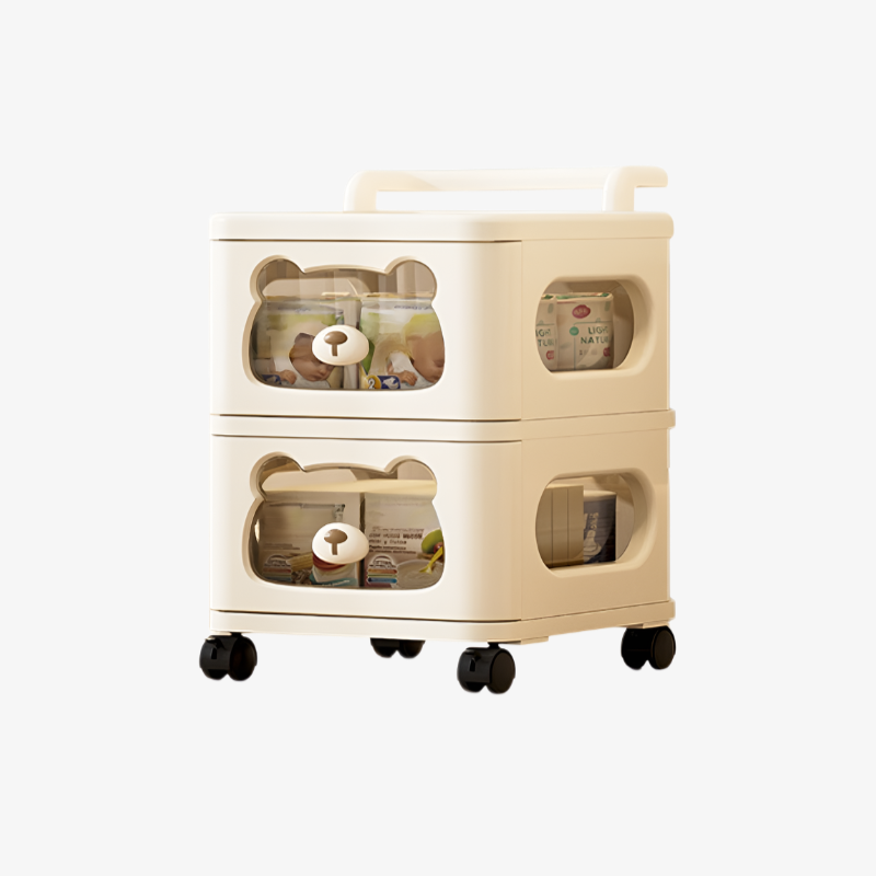 Spacious multi-layer cabinet for family use