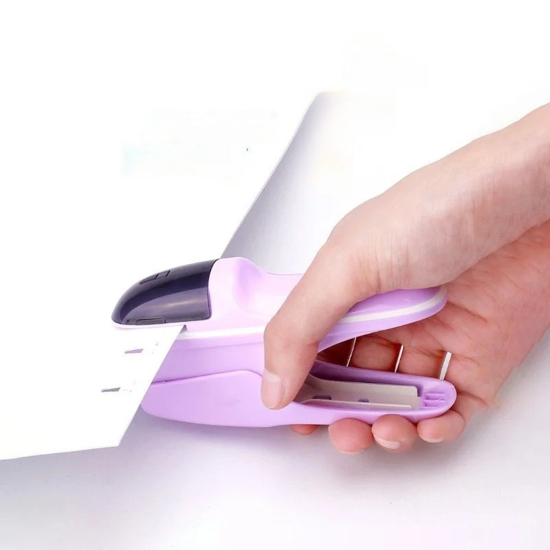 Labor-Saving Staple-Free Stapler