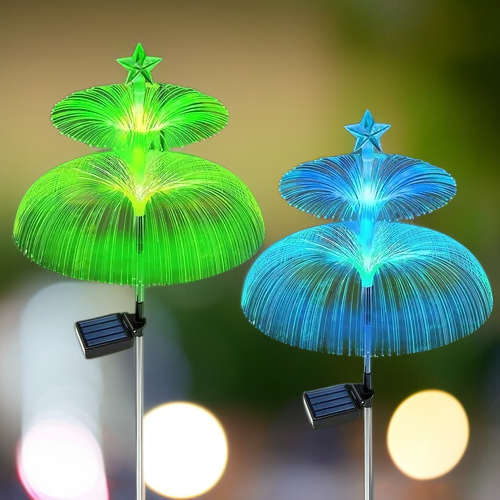 太陽能防水水母燈