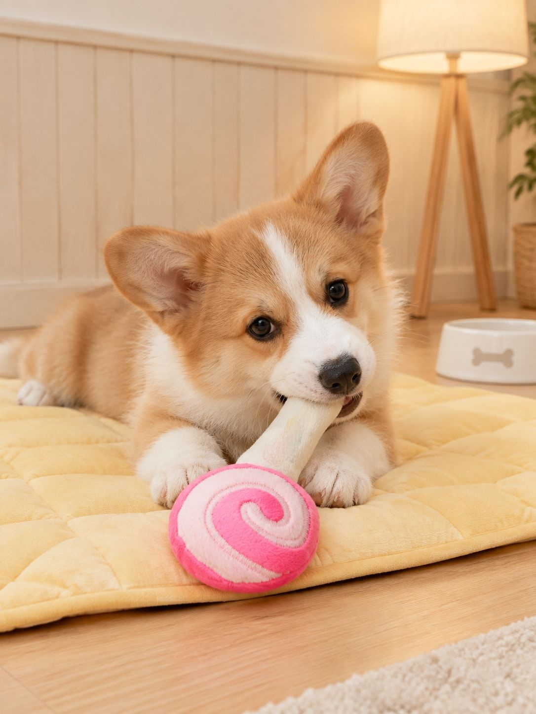 音が鳴る犬用ぬいぐるみトイの全体イメージ
