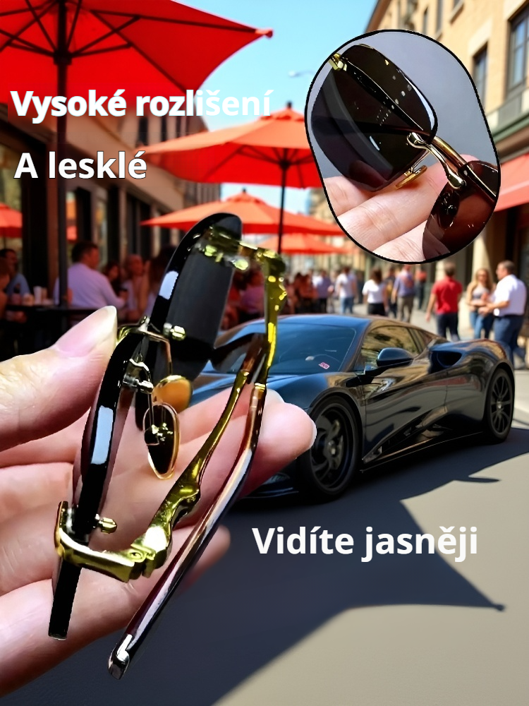 Bezrámové ochranné brýle s křišťálovým efektem