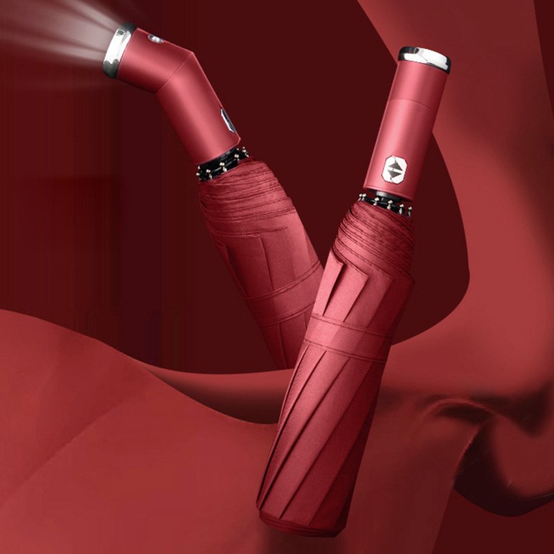 Reverzní deštník pro sluneční ochranu LED