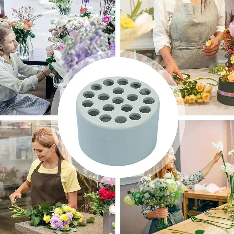 Soporte de tallo espiral para arreglos florales