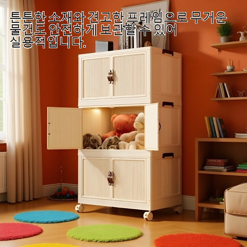 접이식 다층 대형 수납장