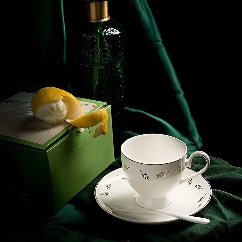 陶器製コーヒーカップセット