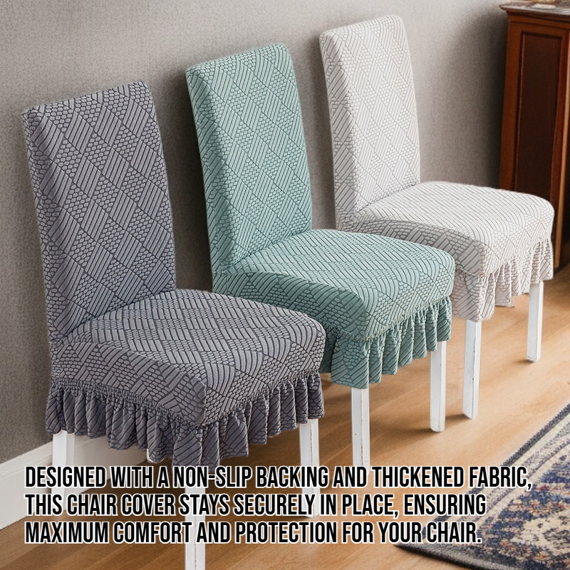 Anti slip thickened chair backrest integrated chair cover