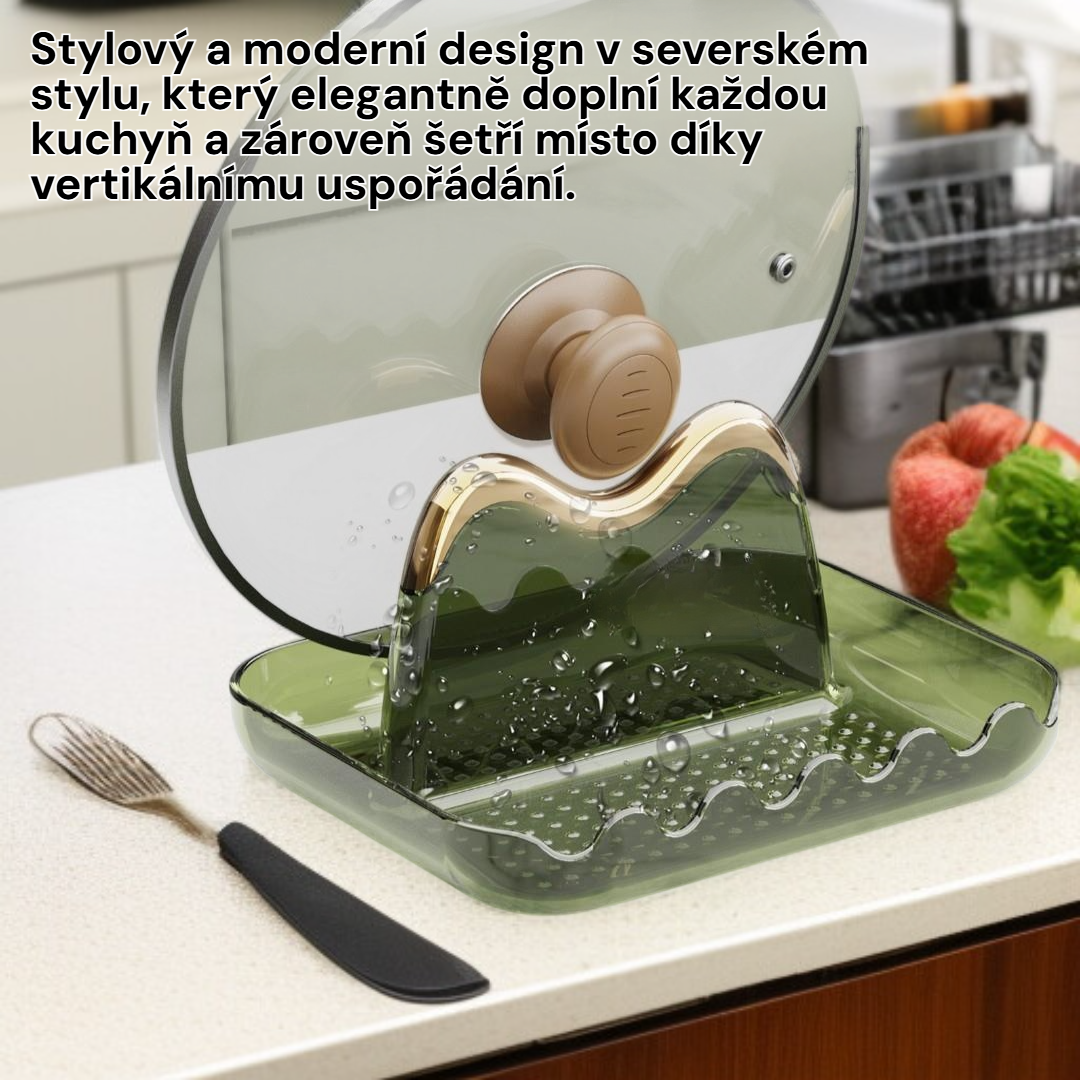 Severský luxusní multifunkční stojan na pokličky do kuchyně – domácí úložný stojan