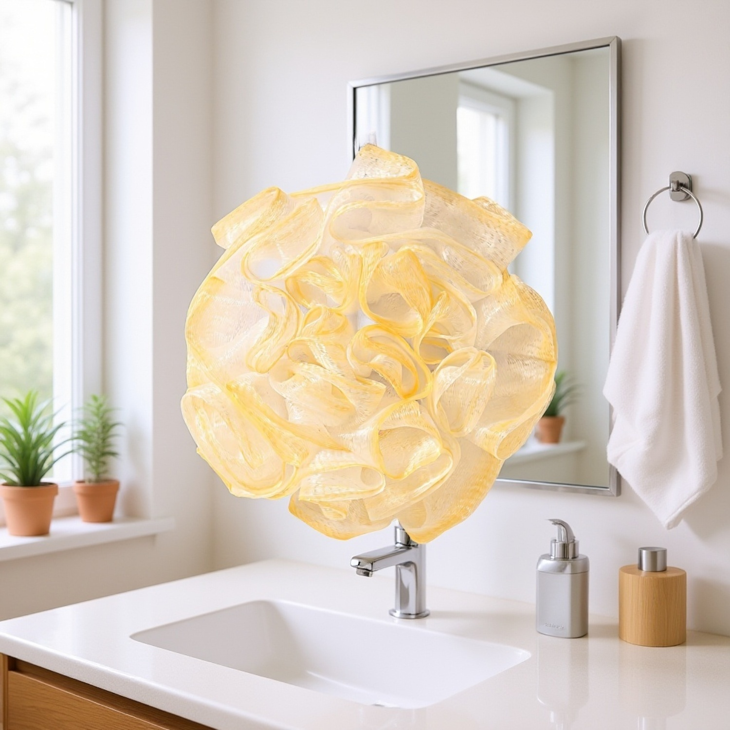 2 in 1 ソープバススポンジ