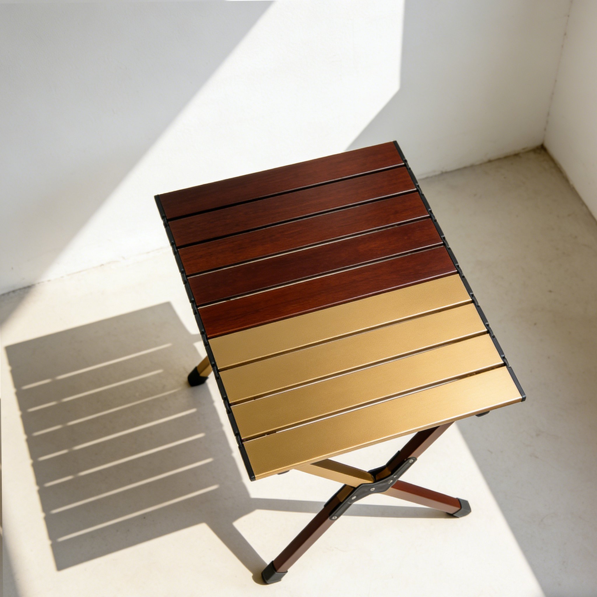 携帯用折りたたみアウトドアテーブル全体画像