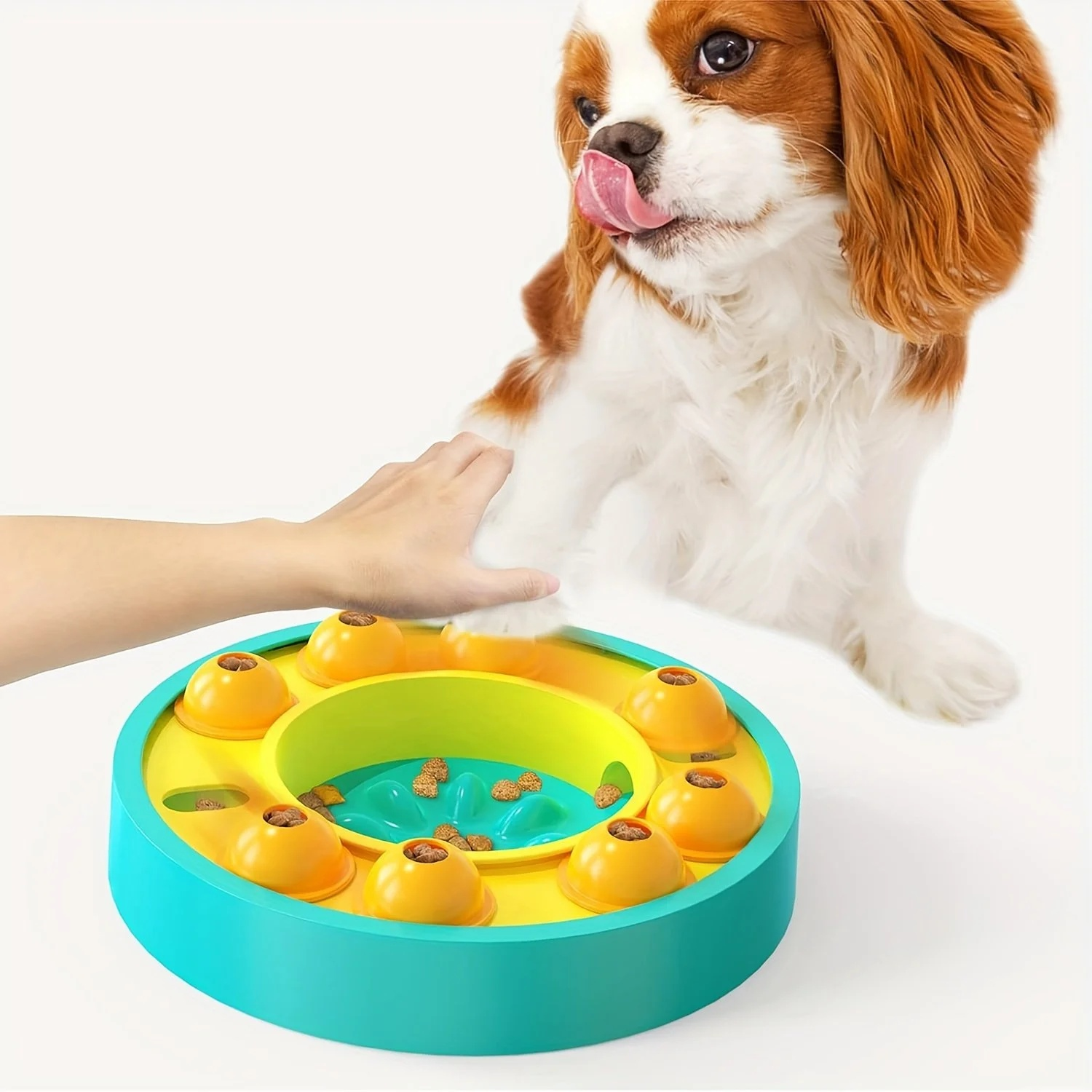 Interactive Anti-Gulping Dog Bowl