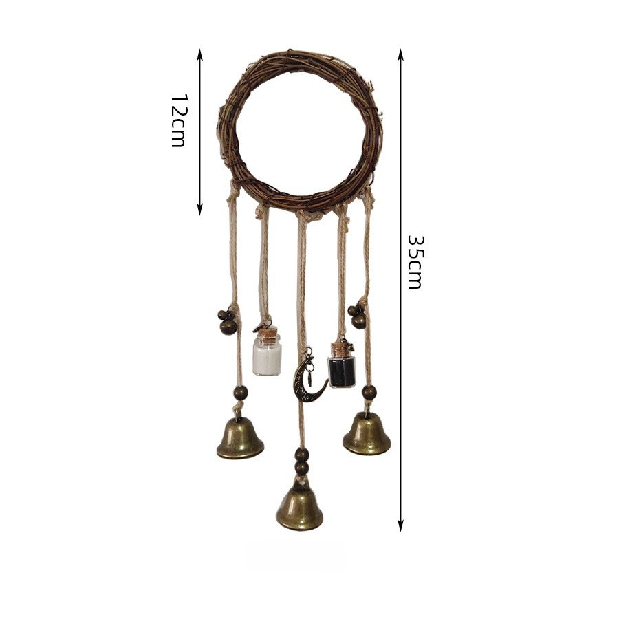 Bohemian witch doorbell decoration