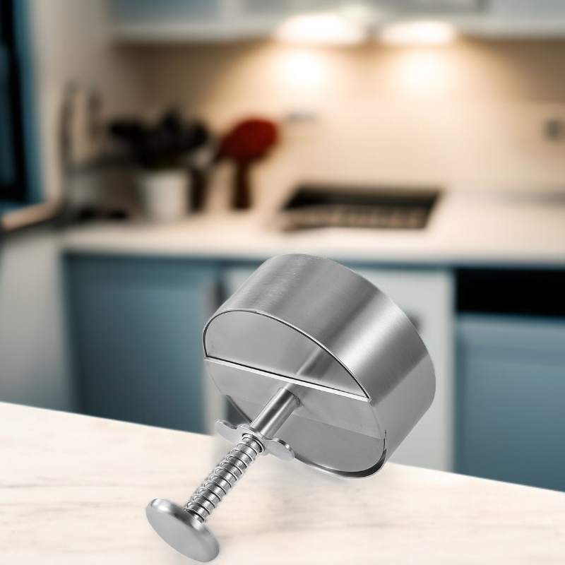 원형 스테인리스 햄버거 프레스 304 수동 고기 누름기 주방용품