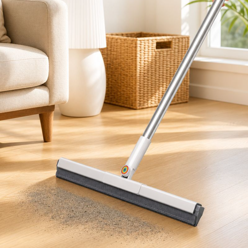 Magic Silicone Upgraded DoubleSided Bathroom Wiper Floor MultiUse Adjustable Broom