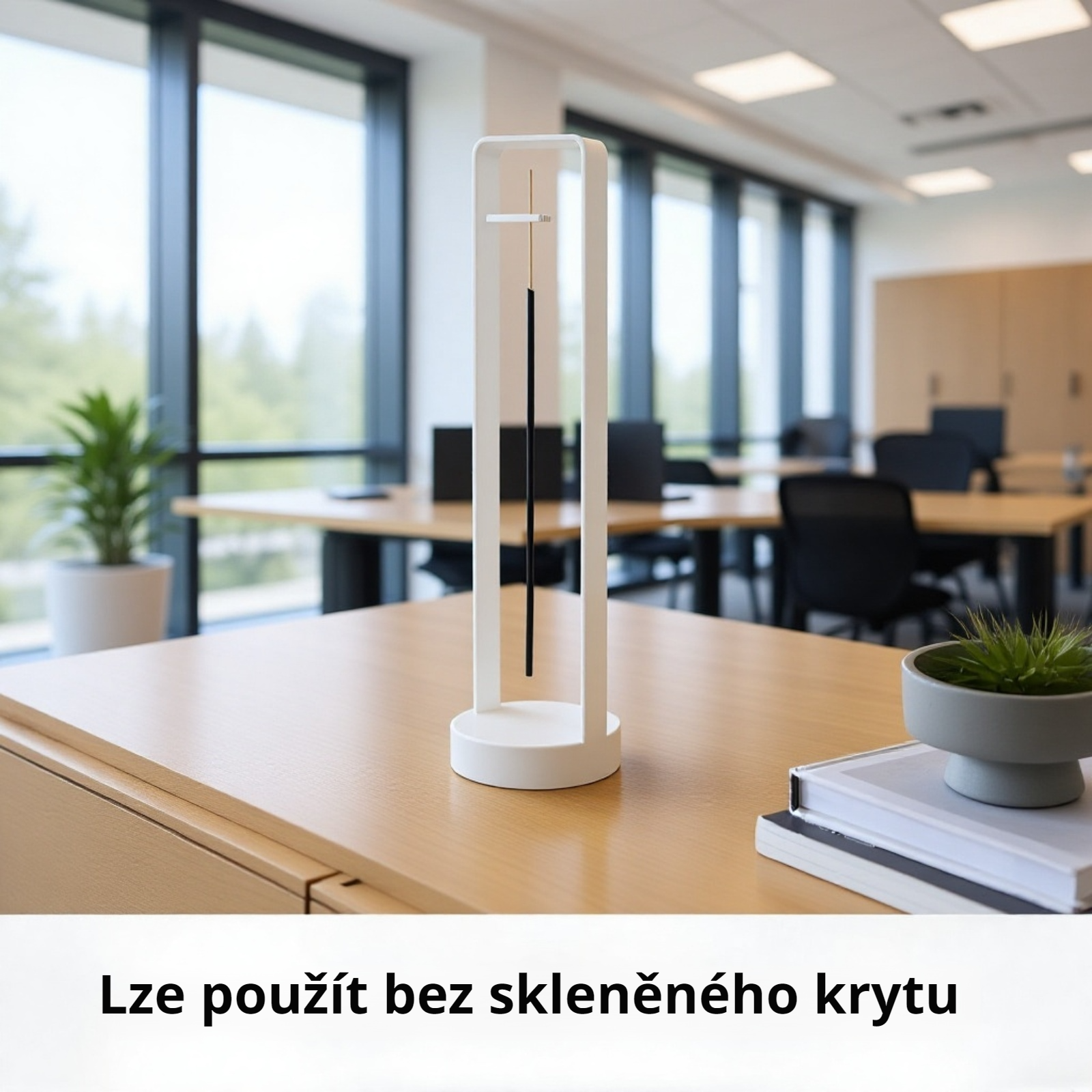 Jógový kadidlový stojan s odnímatelným skleněným kolektorem popela a vonnými tyčinkami