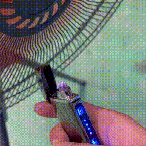 デュアルアーク防風充電式ライター