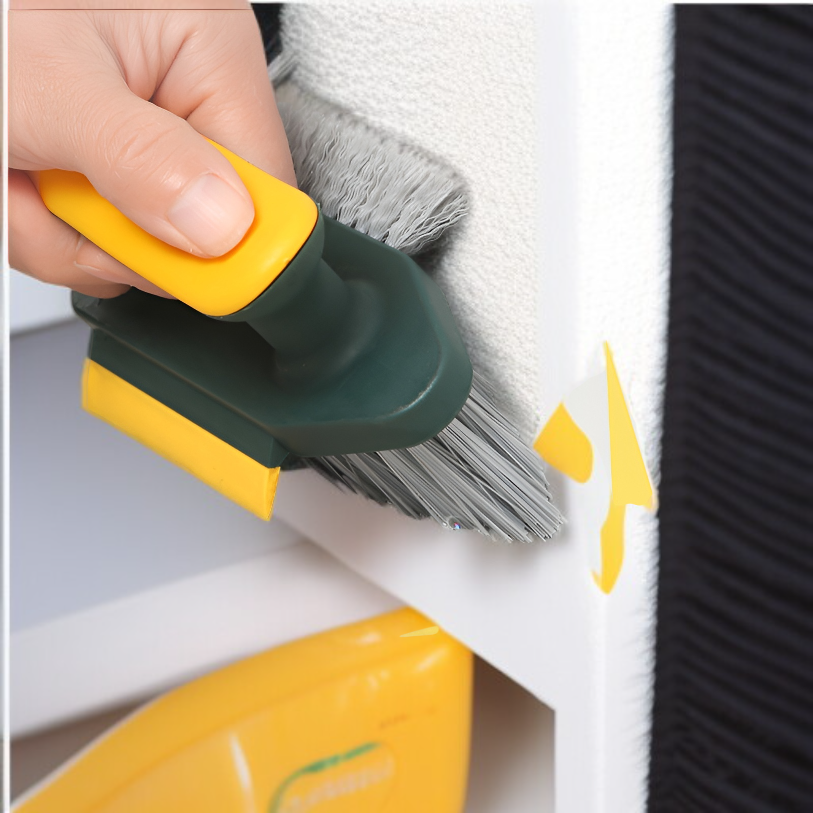 お風呂掃除 ブラシ 床 バスブラシ 風呂床ブラシ コンパクト 抗菌 浴室 ブラシ お風呂掃除 ブラシ 浴室 浴槽磨き トイレ掃除 床 窓 壁 玄関 お風呂 ブラシ 床