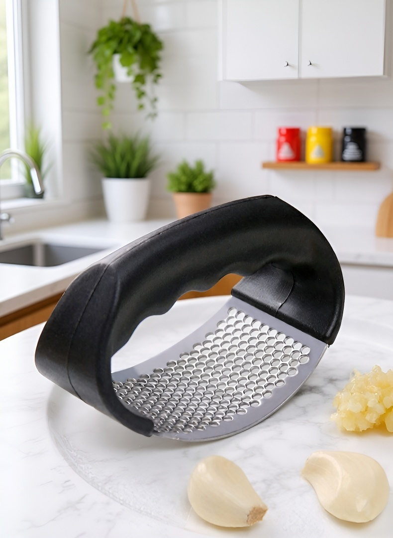Garlic Press Ring for Mess-Free Garlic Mincing