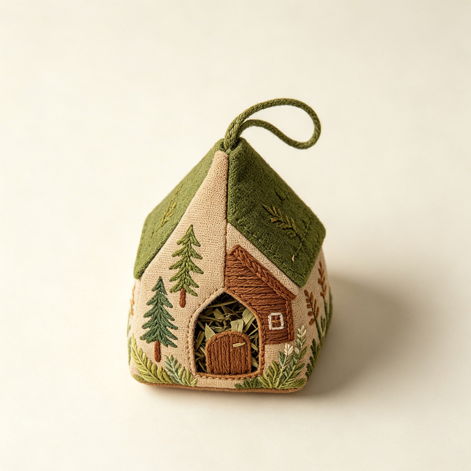 Wooden House Herbal Sachet with natural herbs